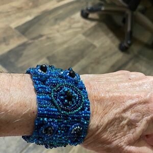 Beaded Blue Bracelet